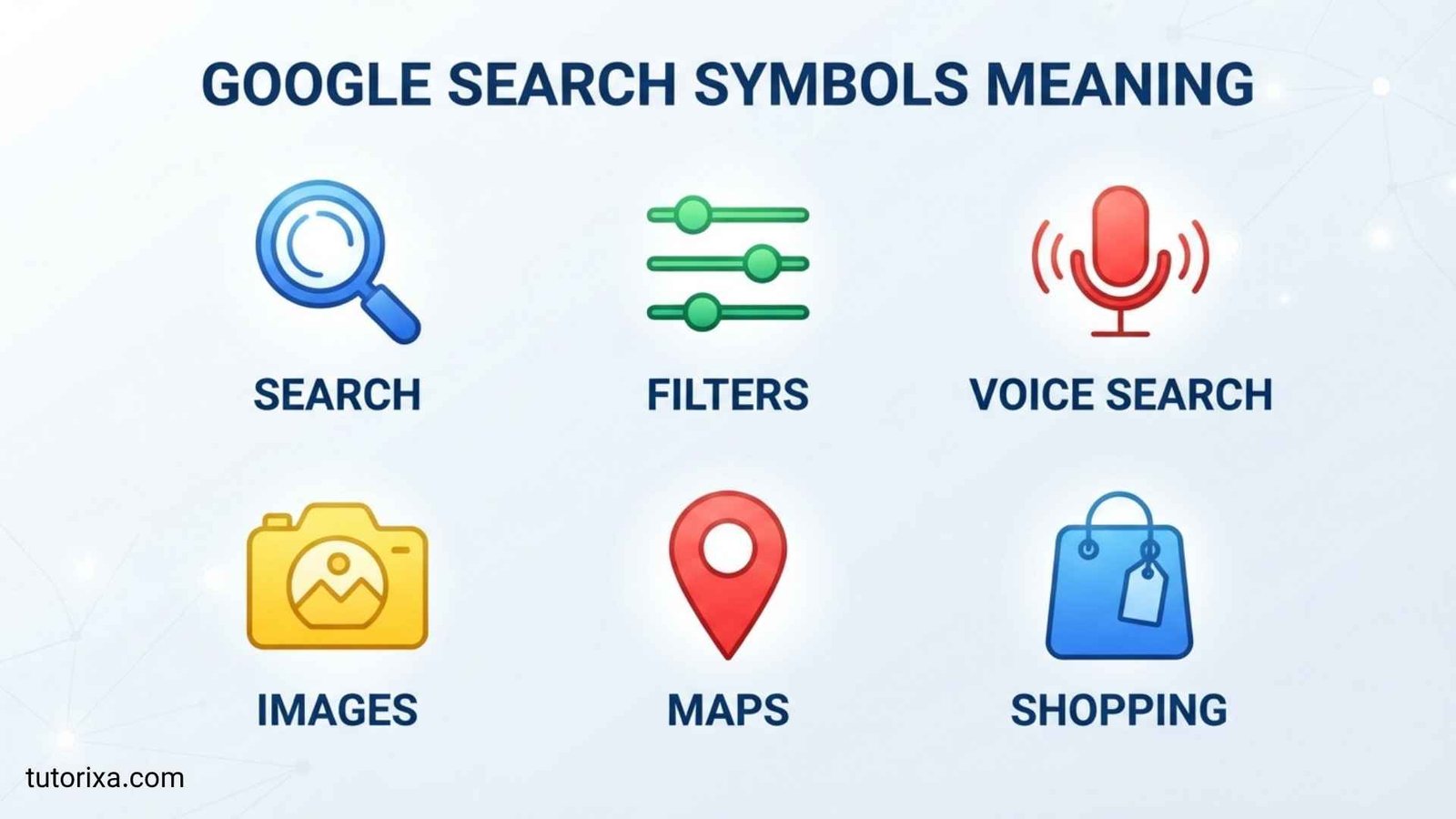 Google Search Symbols Meaning