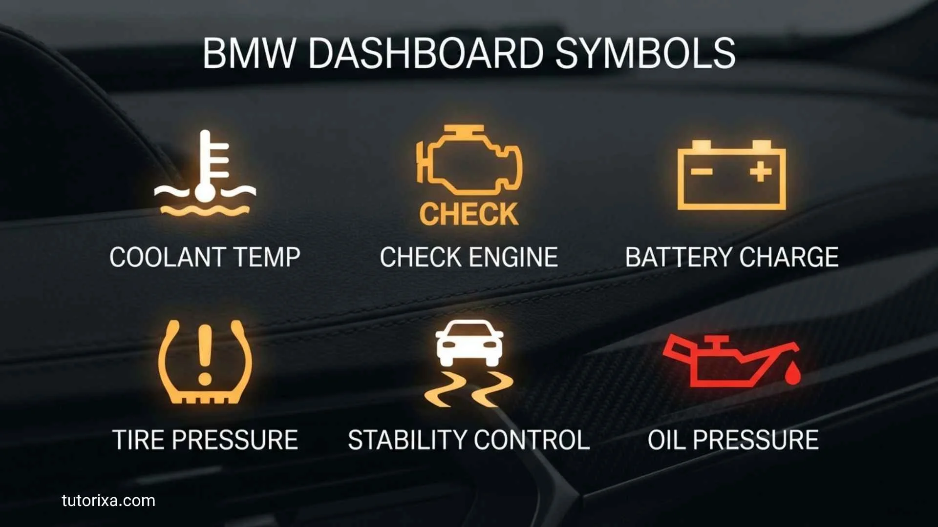 BMW Dashboard Symbols