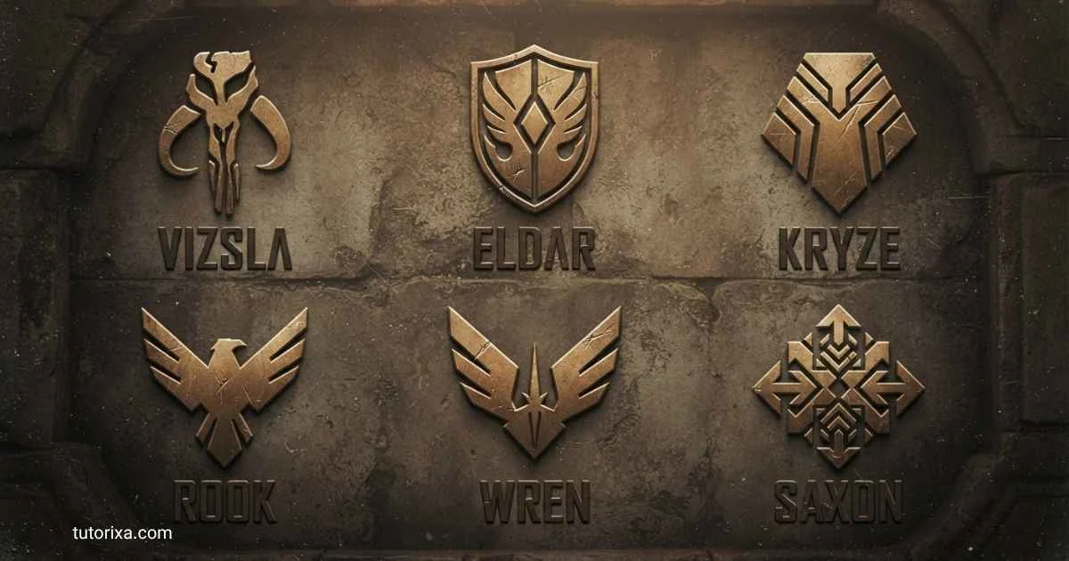Mandalorian Clan Symbols