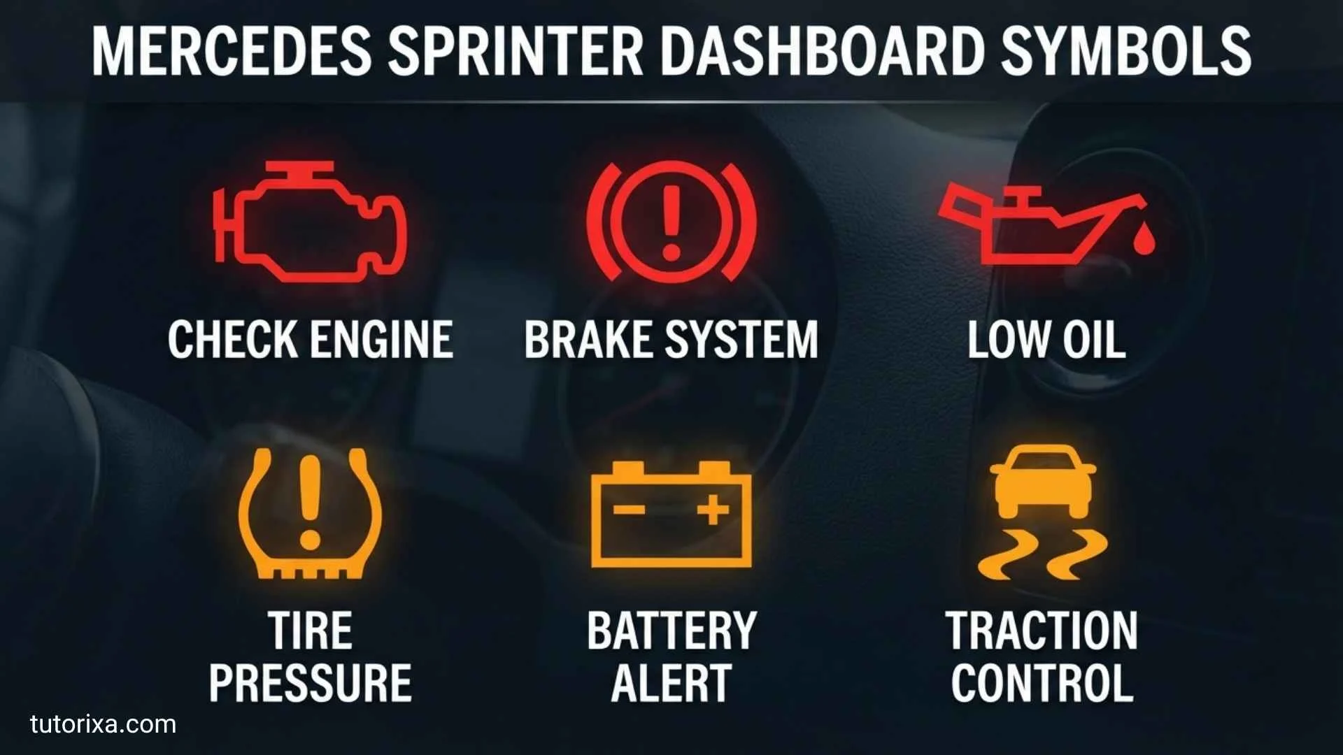 Mercedes Sprinter Dashboard Symbols and Meanings