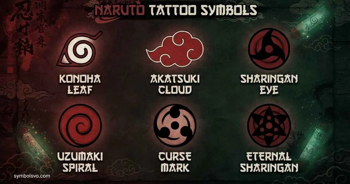 Naruto Tattoo Symbols