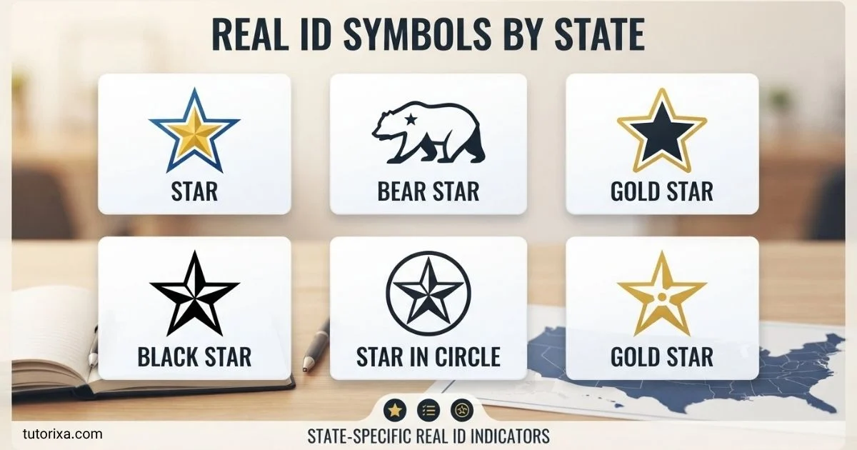 Real ID Symbols by State