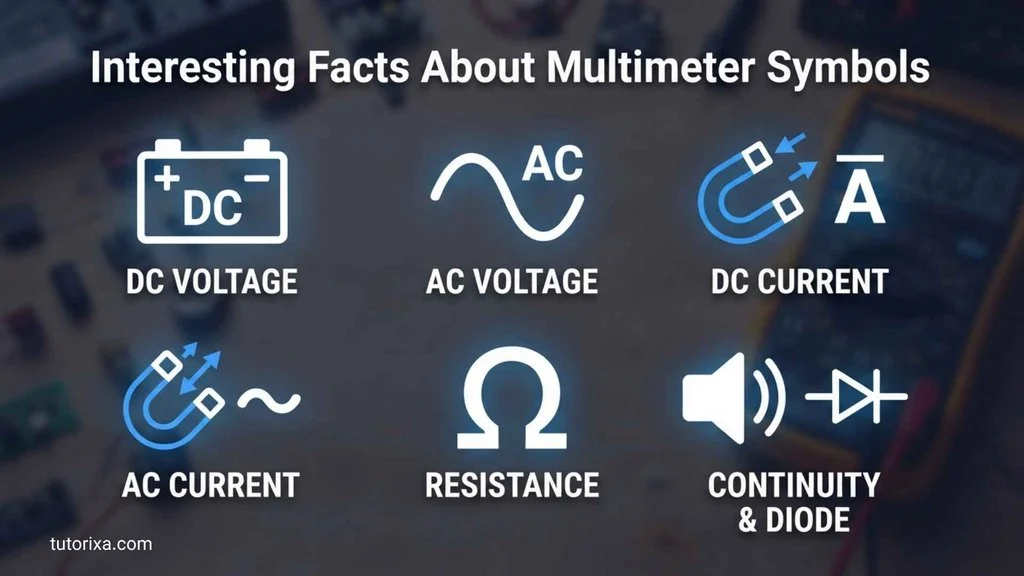 Symbols on a Multimeter