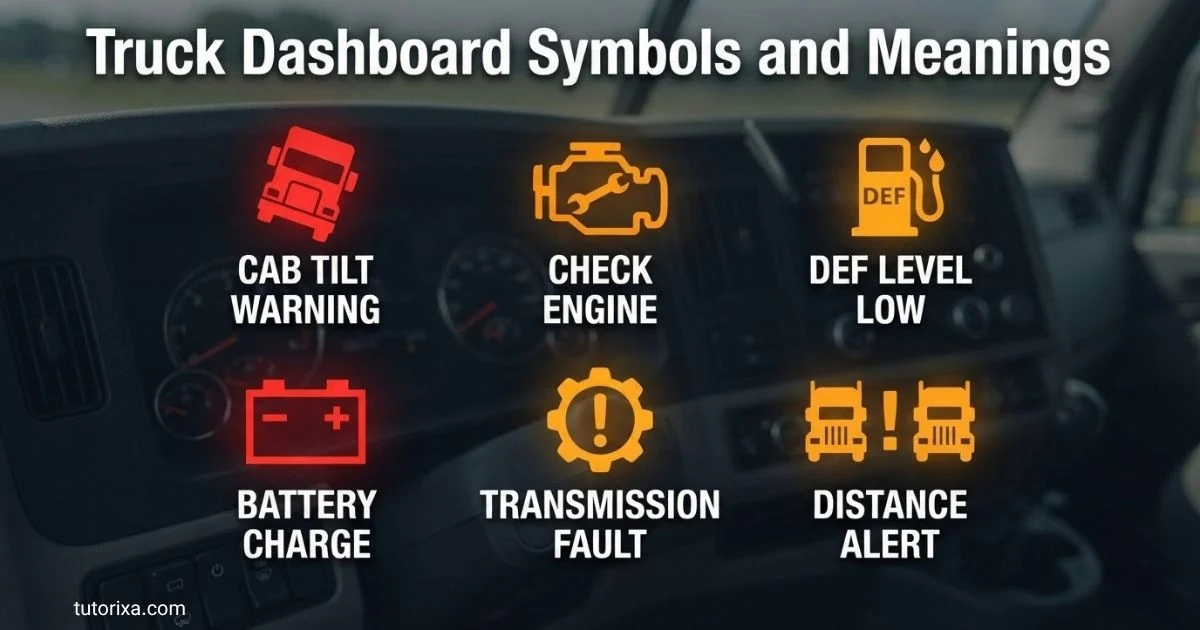 Truck Dashboard Symbols and Meanings