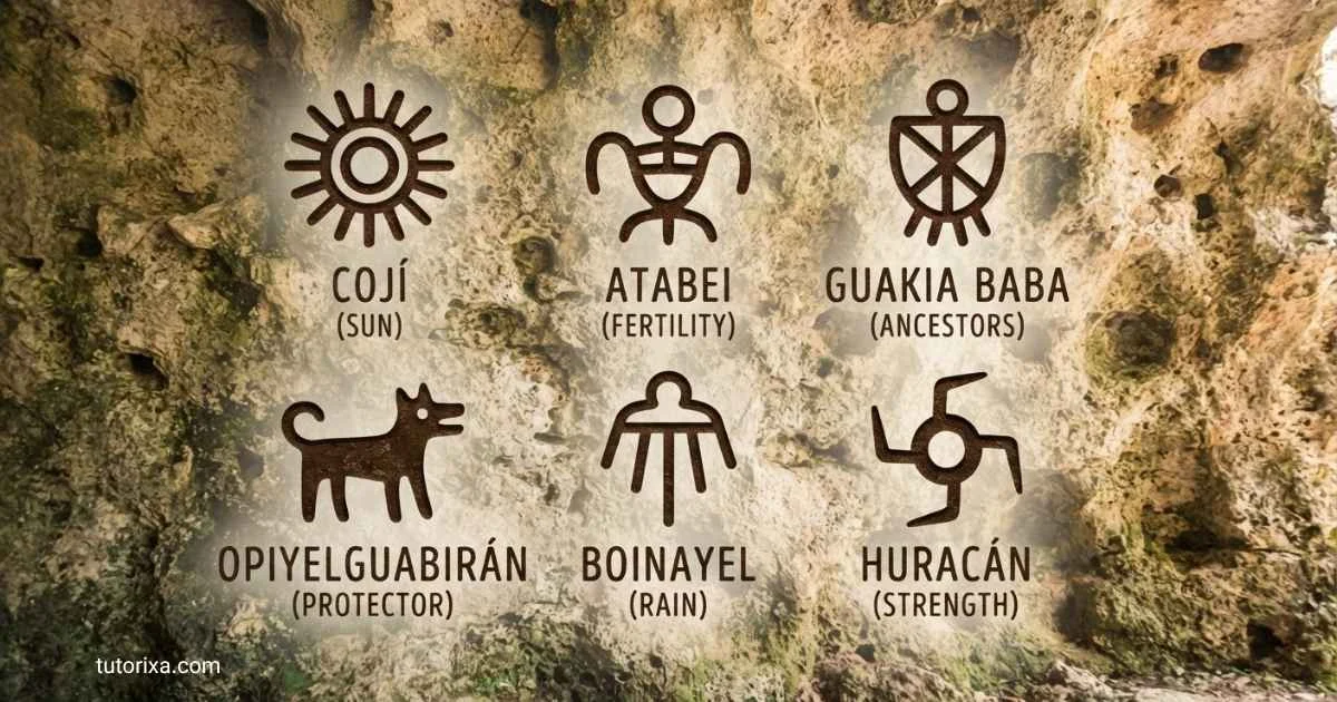 Warrior Fighter Taino Symbols
